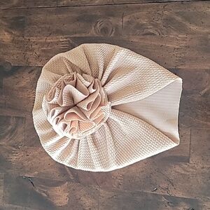 Baby Girl Elastic Turban Dark Tan Waffles Headband Hair Accessories
